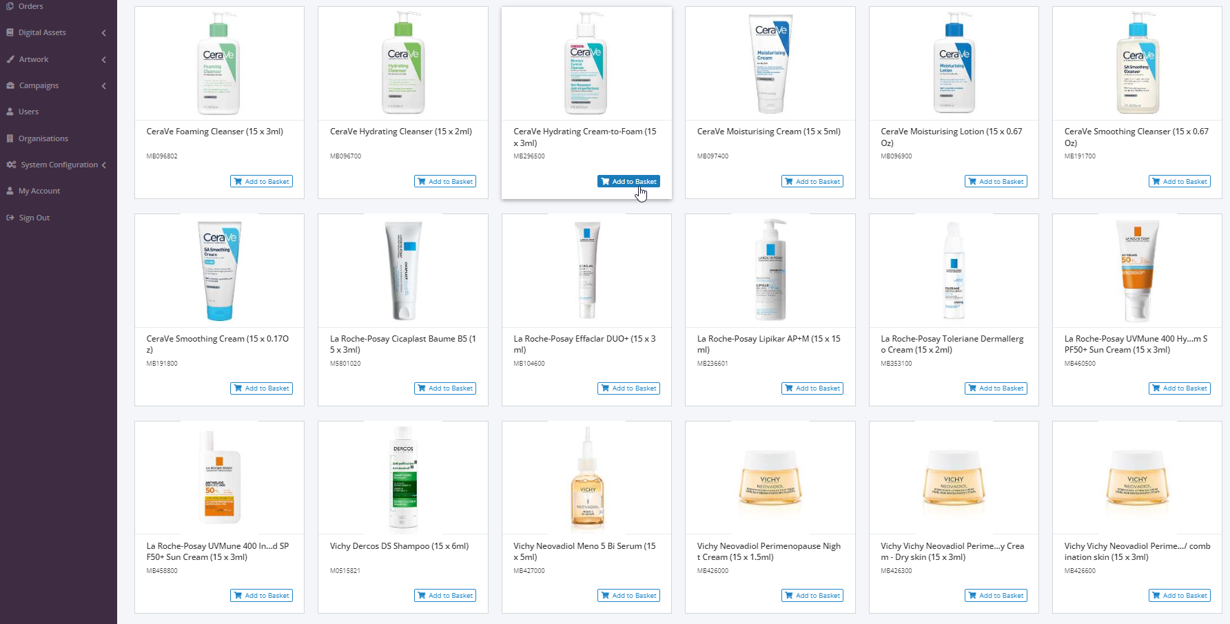 Loreal Sampling MauveTech Platform